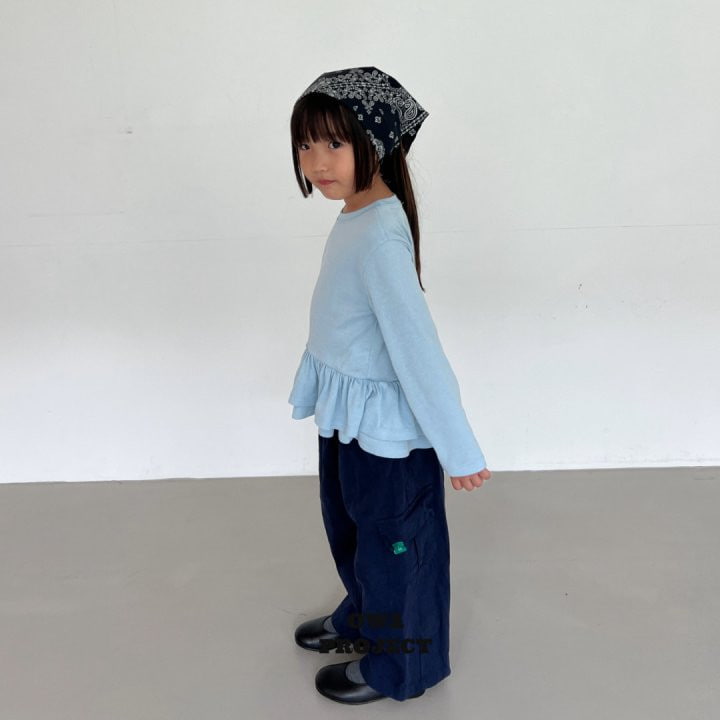 O Wa - Korean Children Fashion - #prettylittlegirls - Double Frill Tee - 10