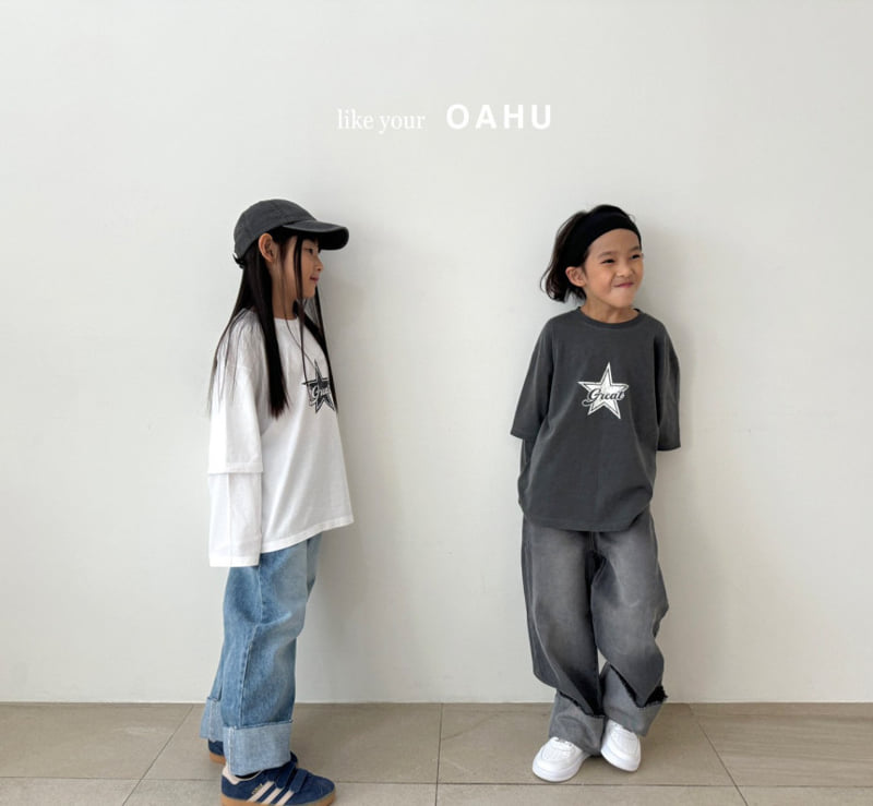 O'Ahu - Korean Children Fashion - #kidsshorts - Great Layered Tee - 6