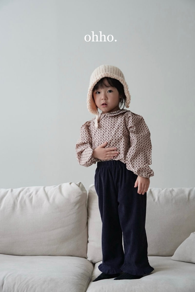 Ohho - Korean Children Fashion - #designkidswear - Soft Corduroy Frill Pants - 8