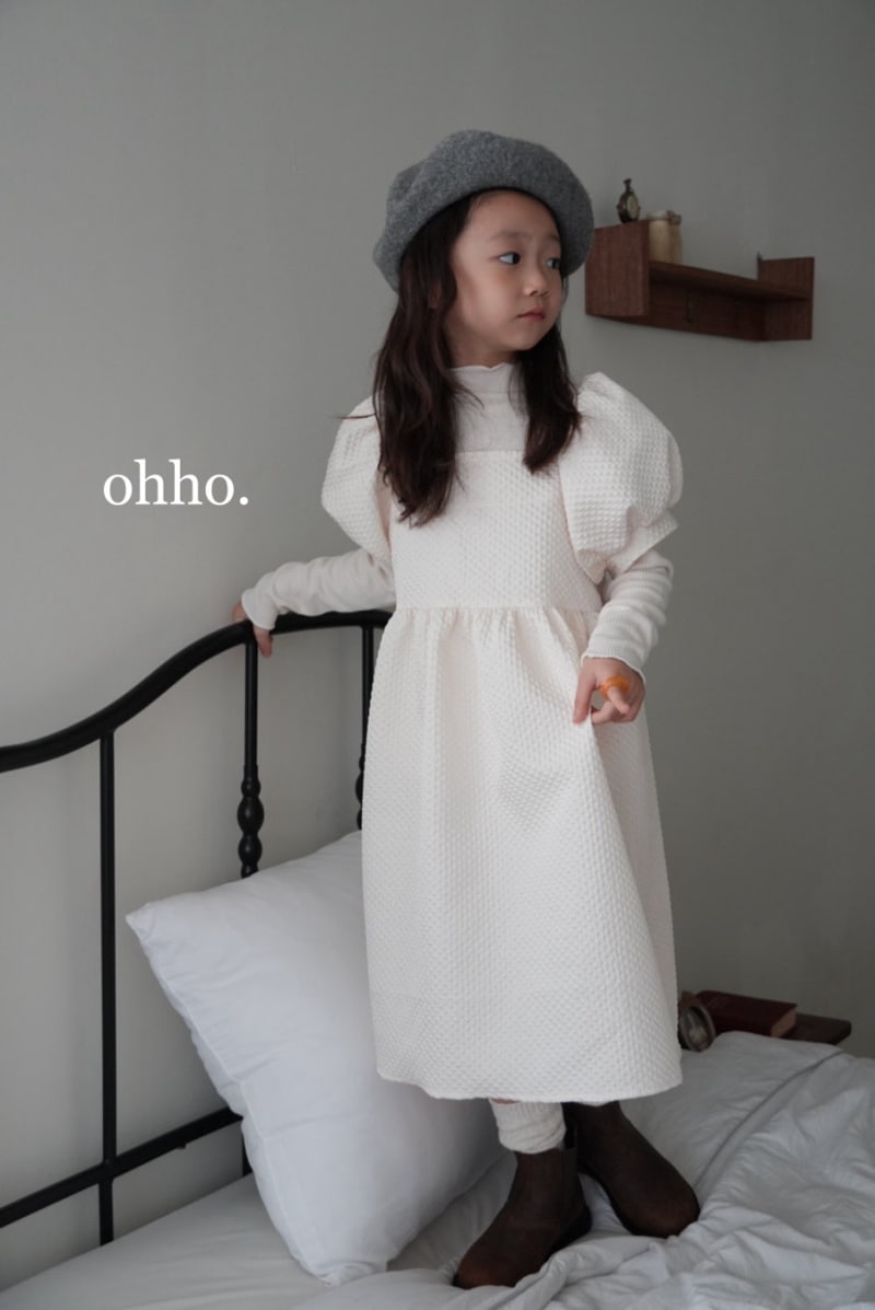 Ohho - Korean Children Fashion - #kidsstore - Rosa Puff One-piece - 10