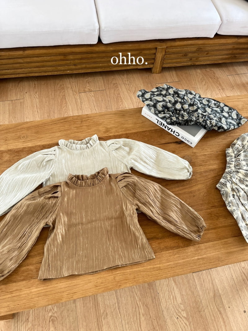 Ohho - Korean Children Fashion - #minifashionista - Shining Blouse - 3