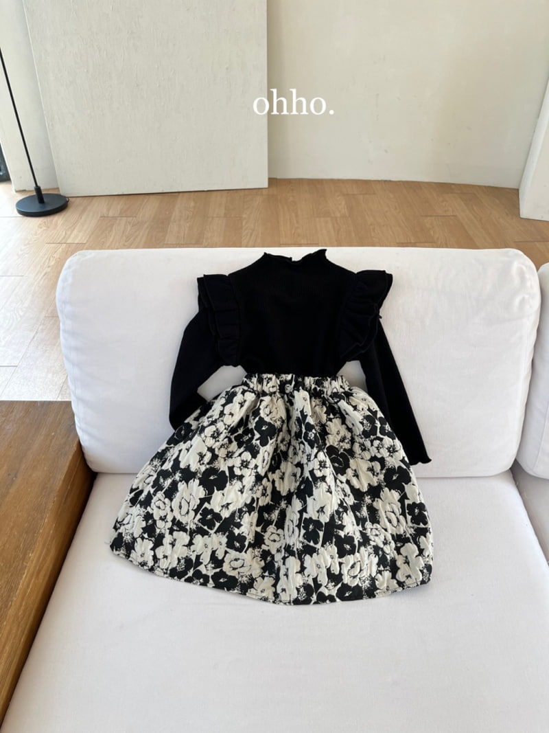 Ohho - Korean Children Fashion - #prettylittlegirls - Flower Volumn Skirt - 7