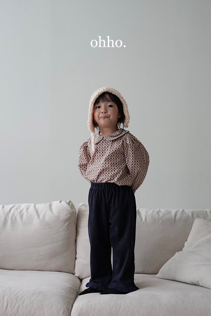 Ohho - Korean Children Fashion - #todddlerfashion - Soft Corduroy Frill Pants - 3