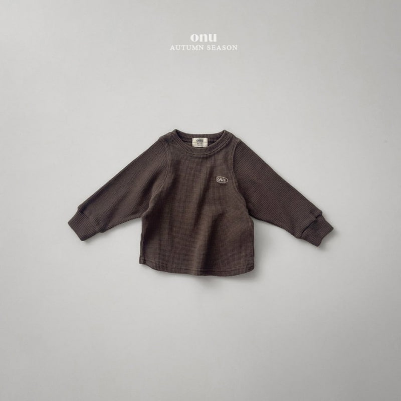 Onu - Korean Children Fashion - #littlefashionista - Waffle Tee - 2