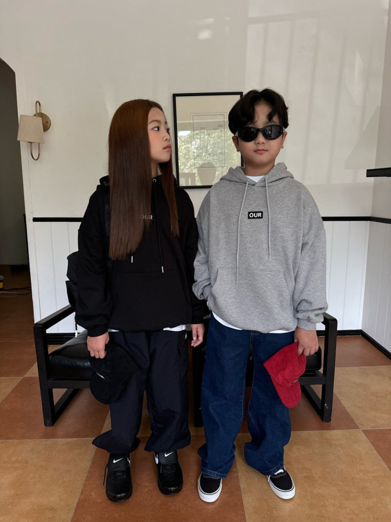 Our - Korean Children Fashion - #minifashionista - Our Logo Hoodie - 2