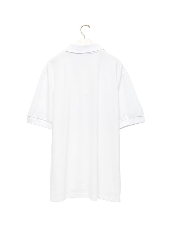 Paper Moon - Korean Women Fashion - #momslook - Classic Oversized Two Button PK Collar Polo Tee - 7