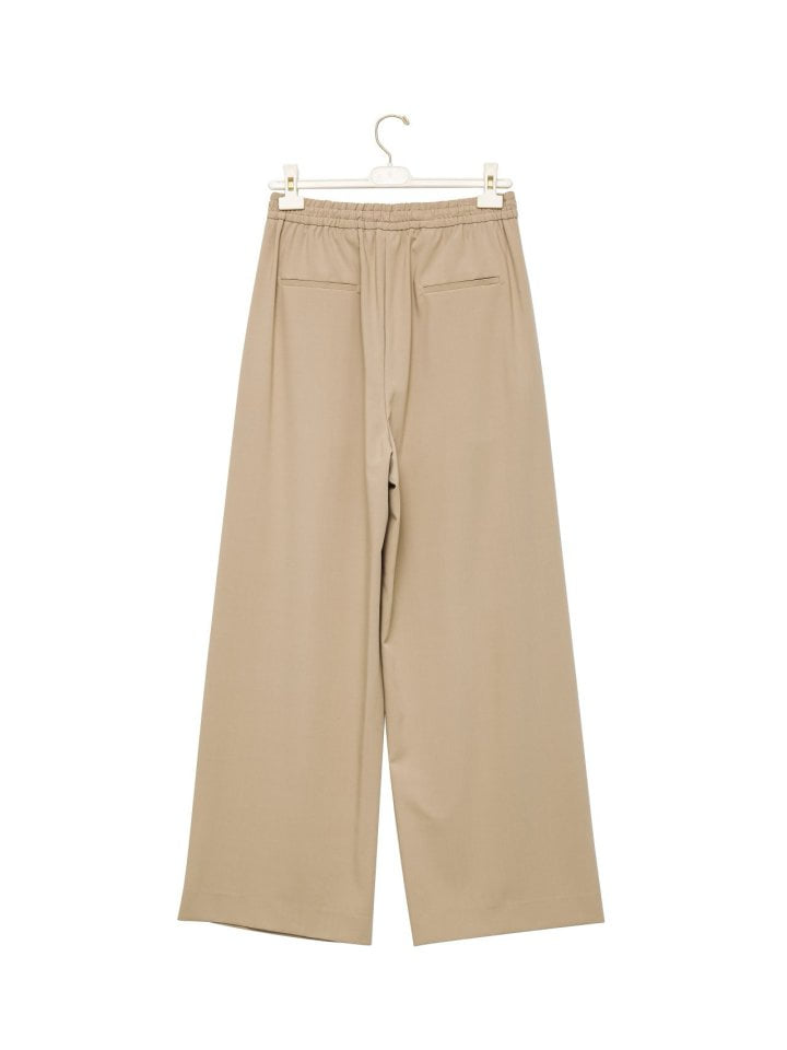 Paper Moon - Korean Women Fashion - #restrostyle - Banded String Wide Maxi Trouser - 7