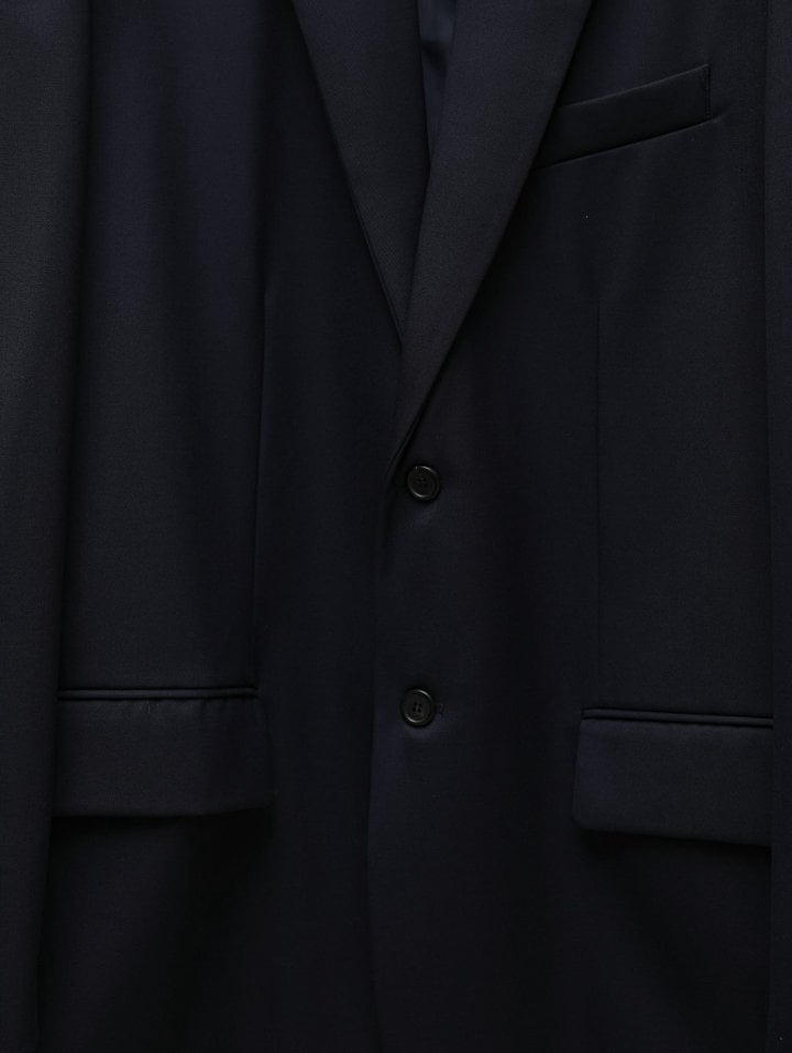 Paper Moon - Korean Women Fashion - #womensfashion - Maxi Oversized Single Breasted Two Button Blazer - 8