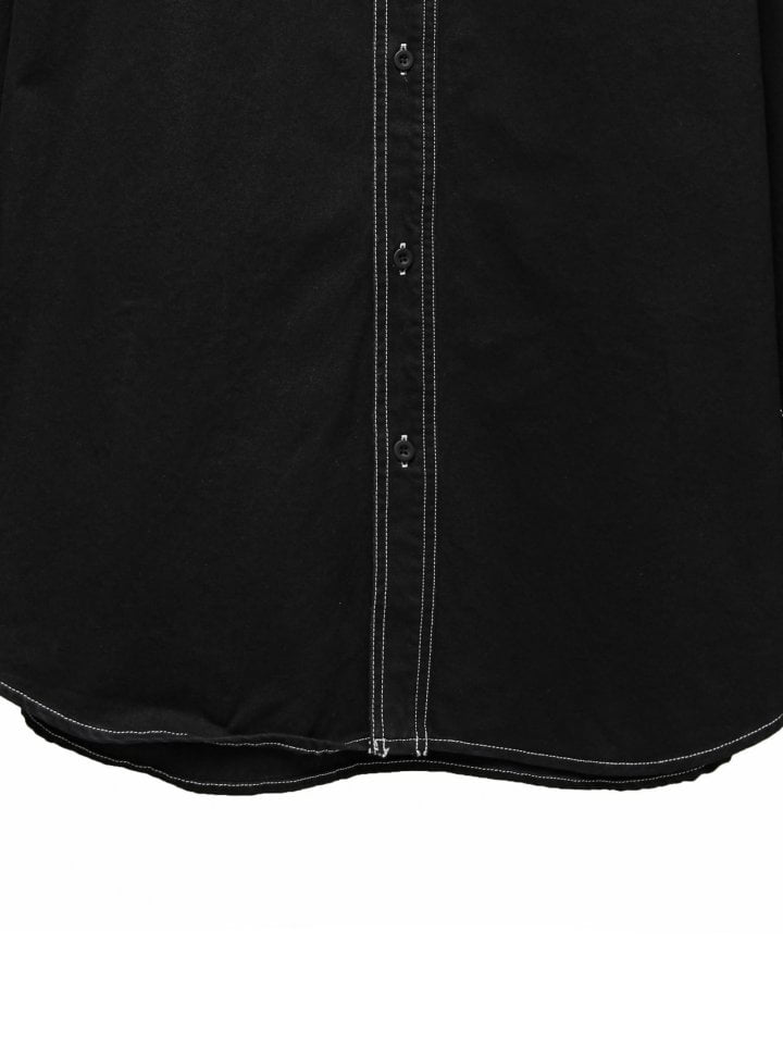 Paper Moon - Korean Women Fashion - #womensfashion - Washed Cotton Button Down Shirt - 9