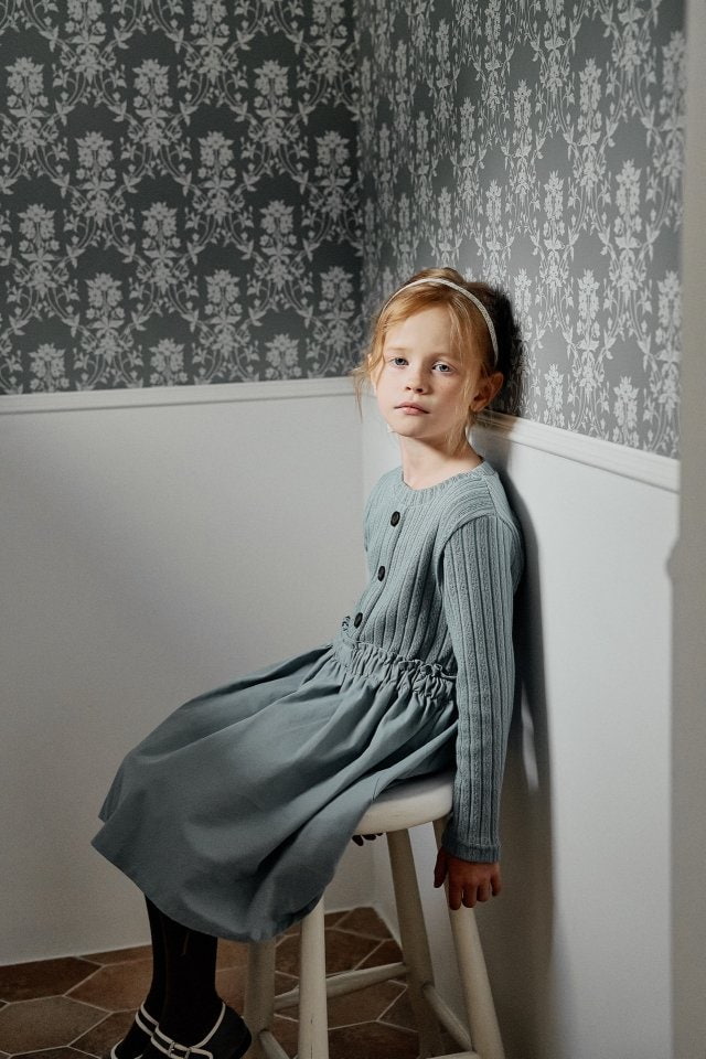 Perrobebe - Korean Children Fashion - #Kfashion4kids - Ella Knit One-piece - 6