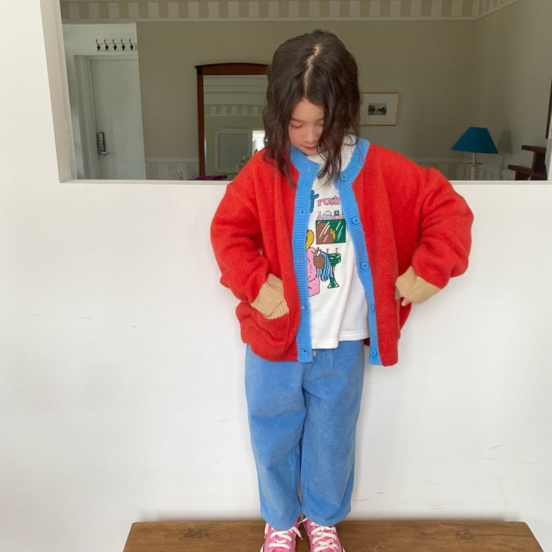 Pleanee Atelier - Korean Children Fashion - #kidsstore - Colored Cardigan