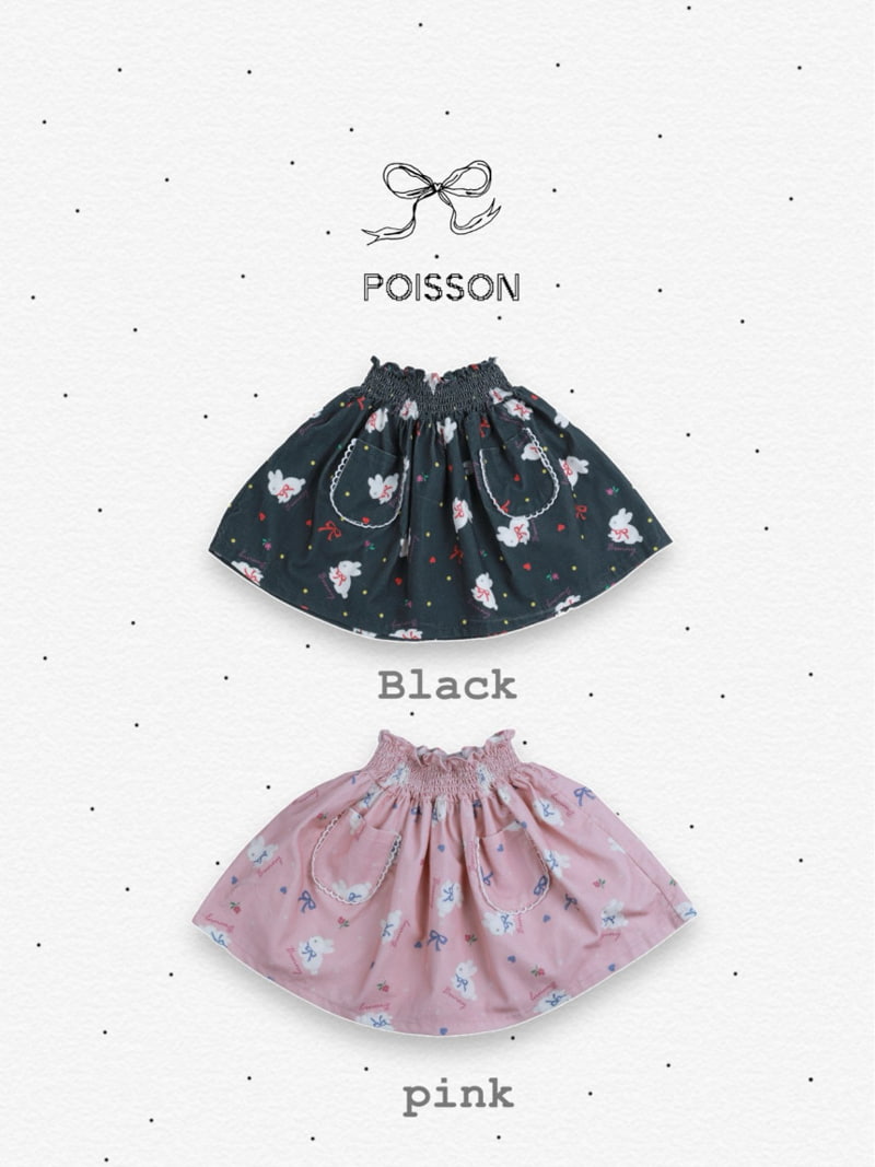 Poisson - Korean Children Fashion - #discoveringself - Bunny Bow Skirt