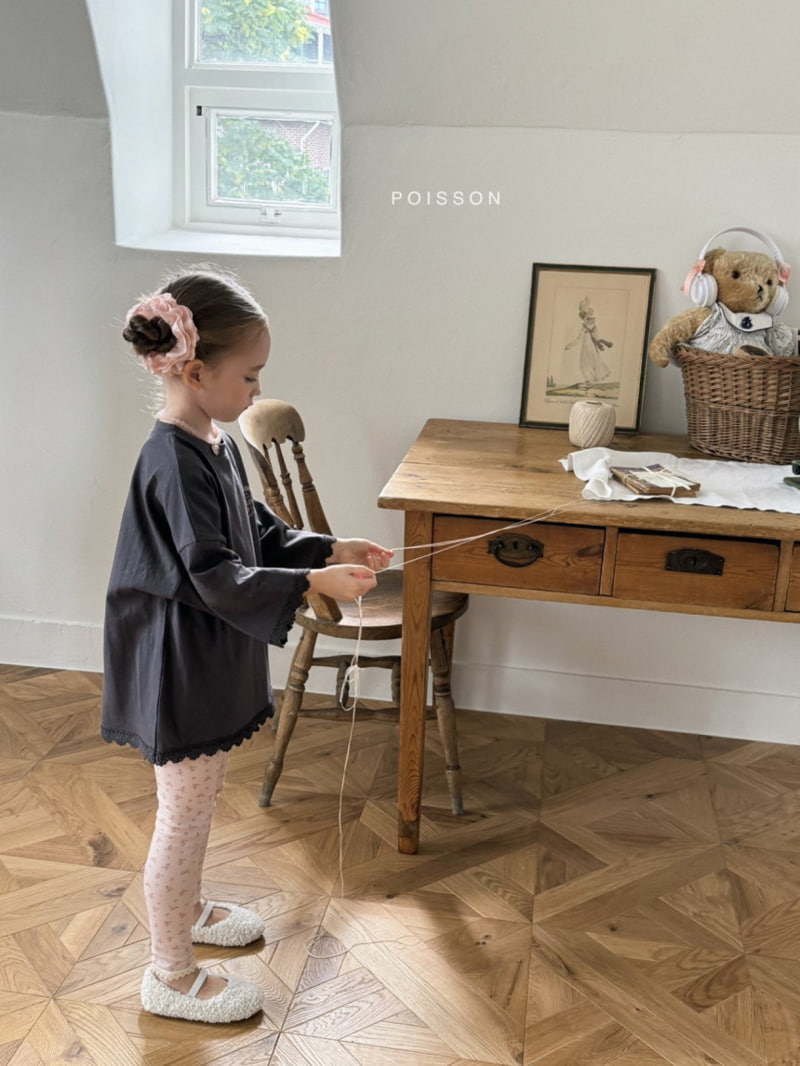 Poisson - Korean Children Fashion - #kidsshorts - Lace Leggings - 11