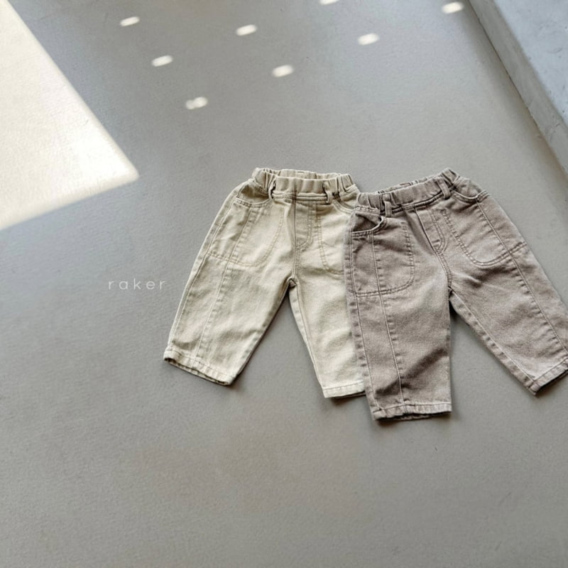 Raker - Korean Children Fashion - #childofig - Maison Stitch Baggy Pants