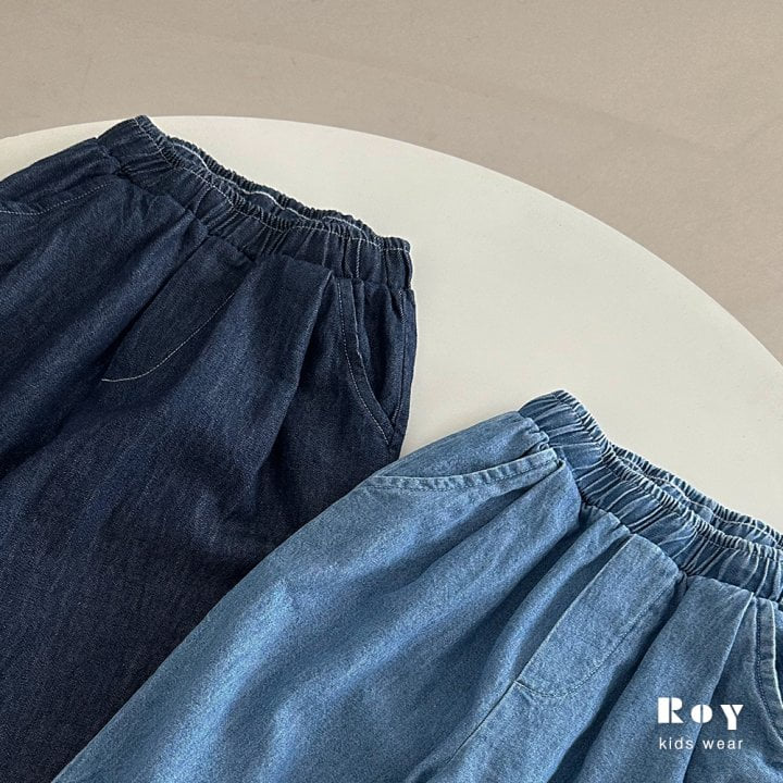 Roy - Korean Children Fashion - #minifashionista - Denim Chino Pants - 11