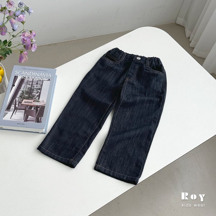 Roy - Korean Children Fashion - #toddlerclothing - Non Fade Roll-up Jeans - 10