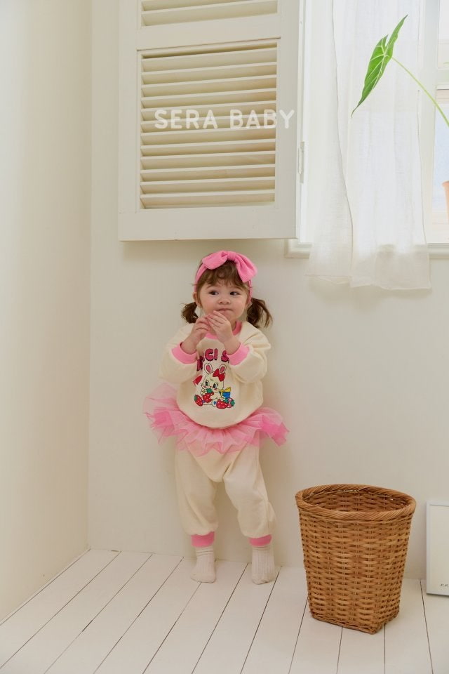 Sera - Korean Baby Fashion - #babyclothing - Strawberry Cha Set - 2