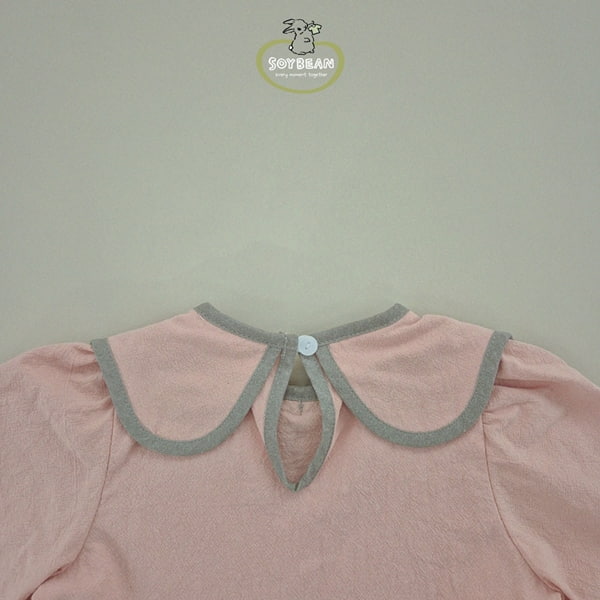 Soybean - Korean Children Fashion - #childofig - Point Ribbon One-piece - 12
