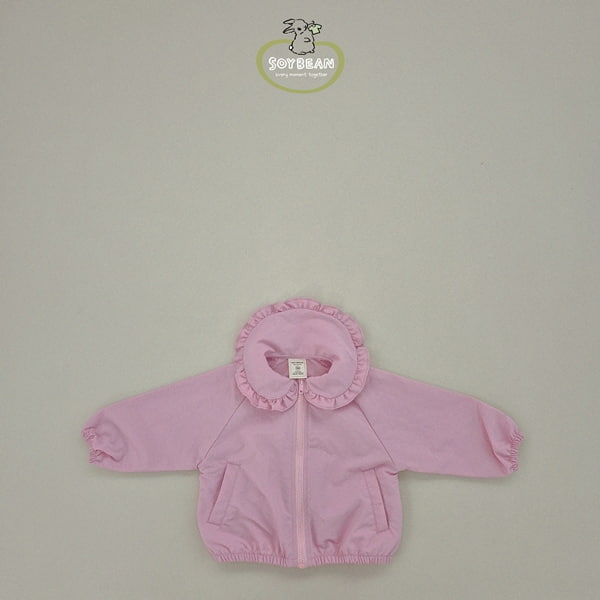 Soybean - Korean Children Fashion - #childrensboutique - Frill Windbreaker - 10