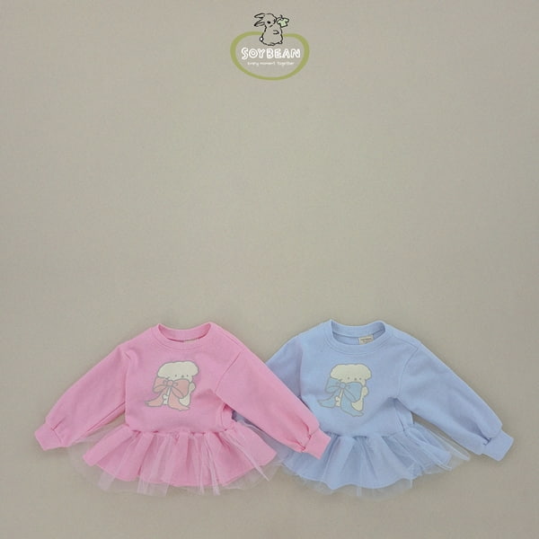 Soybean - Korean Children Fashion - #childrensboutique - Ribbon Chacha Sweatshirts