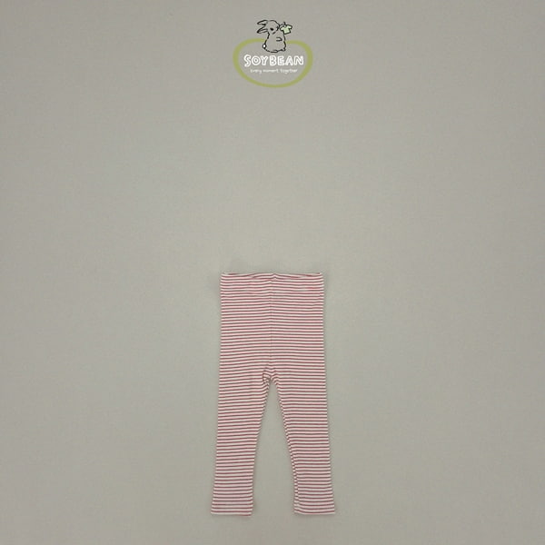 Soybean - Korean Children Fashion - #childrensboutique - Rib Stripe Leggings - 11