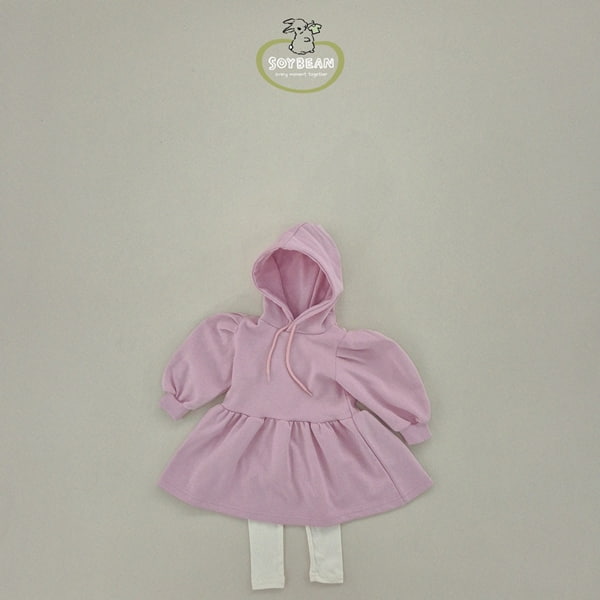 Soybean - Korean Children Fashion - #designkidswear - Hood Puff One-piece - 6
