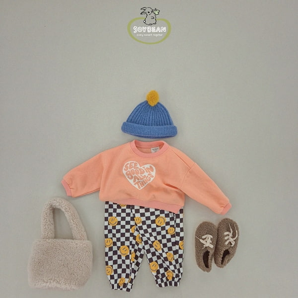 Soybean - Korean Children Fashion - #discoveringself - Smile Jogger Pants - 3