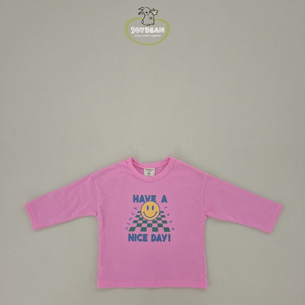 Soybean - Korean Children Fashion - #discoveringself - Smile Long Sleeve Tee - 9