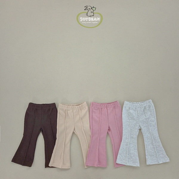 Soybean - Korean Children Fashion - #kidsstore - Pintuck Bootscut Pants