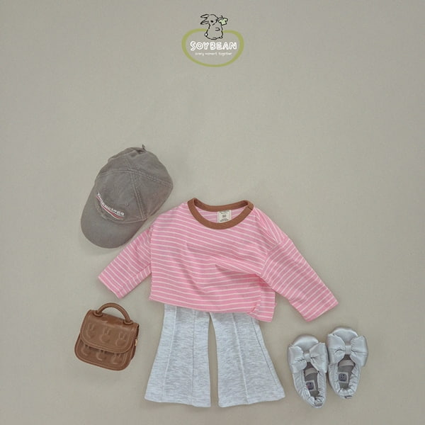 Soybean - Korean Children Fashion - #minifashionista - Pintuck Bootscut Pants - 6