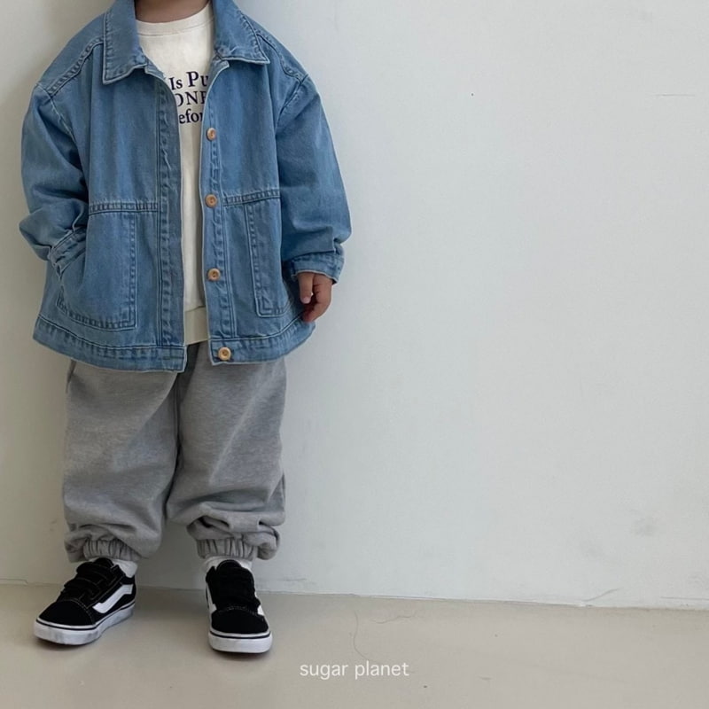 Sugar Planet - Korean Children Fashion - #kidzfashiontrend - Pocket Denim Jacket - 3