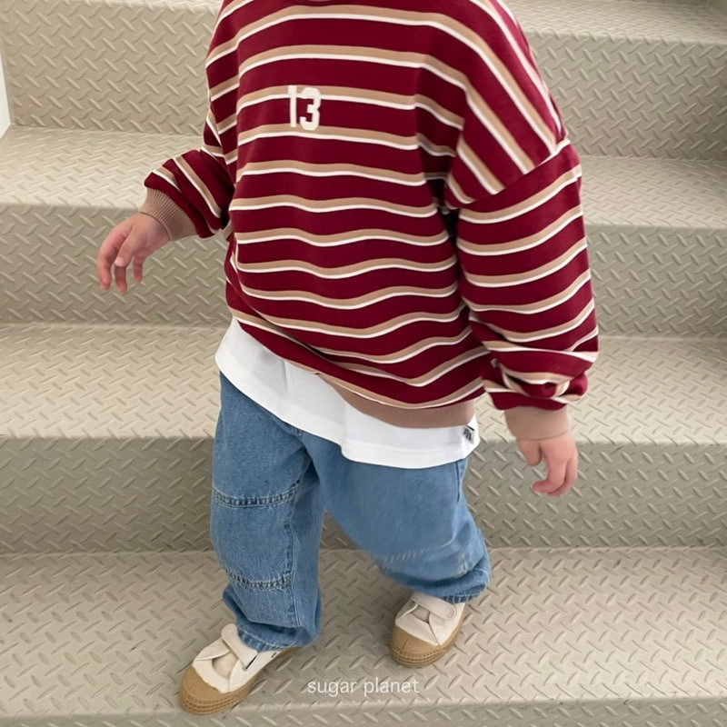 Sugar Planet - Korean Children Fashion - #todddlerfashion - 13 Stripe Sweatshirts - 7