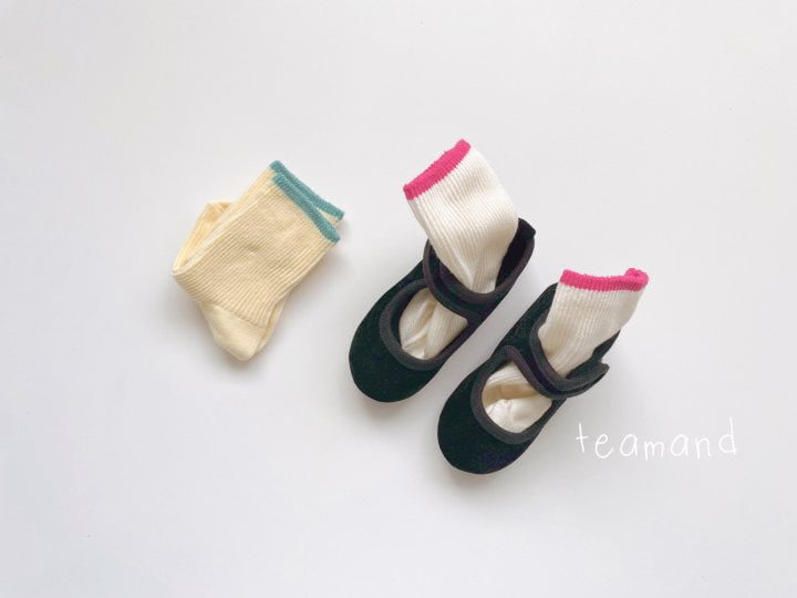 Teamand - Korean Children Fashion - #prettylittlegirls - Lemon Cake socks (set of 2) - 4