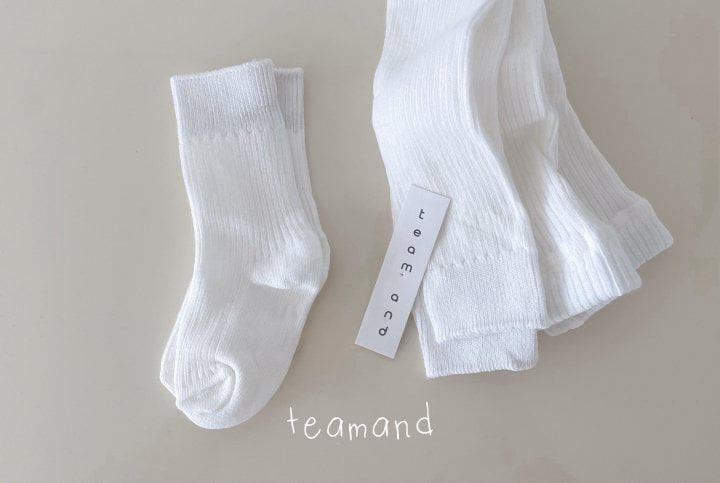 Teamand - Korean Children Fashion - #Kfashion4kids - Cookie Leggings + Socks Set - 4