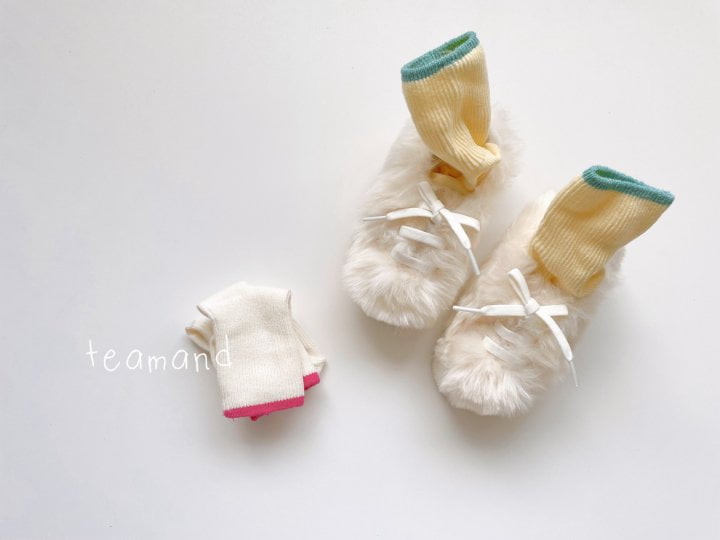 Teamand - Korean Children Fashion - #magicofchildhood - Lemon Cake socks (set of 2)