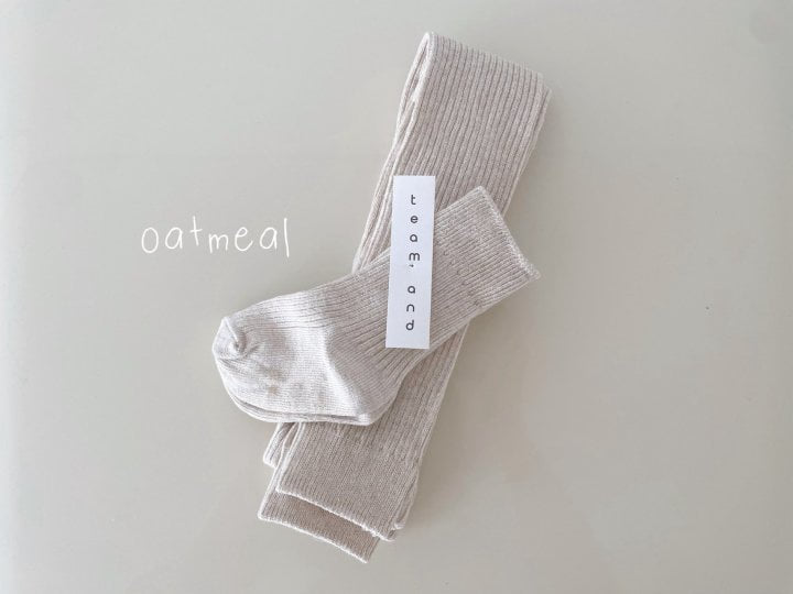 Teamand - Korean Children Fashion - #minifashionista - Cookie Leggings + Socks Set - 6