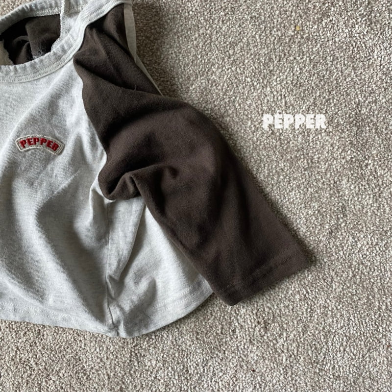 The Pepper - Korean Children Fashion - #minifashionista - Colored Raglan Tee - 3