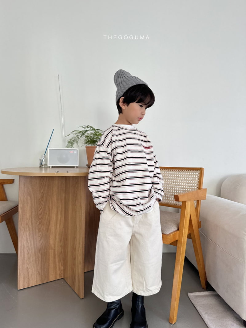 Thegoguma - Korean Children Fashion - #childofig - Multi Stripe Tee - 6