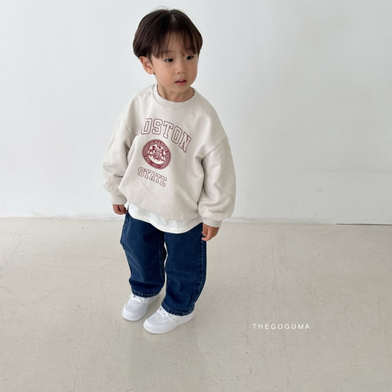 Thegoguma - Korean Children Fashion - #kidsstore - Tiktok Straight Jeans - 9