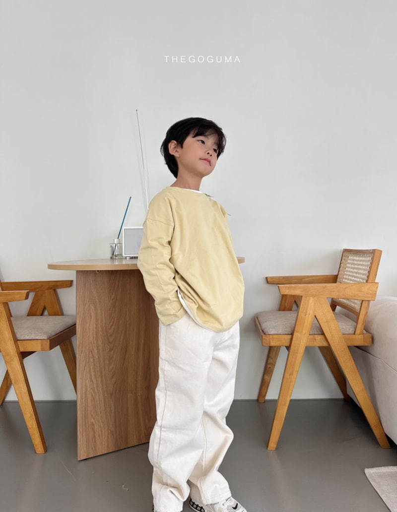 Thegoguma - Korean Children Fashion - #kidzfashiontrend - Earth Writing Tee - 8