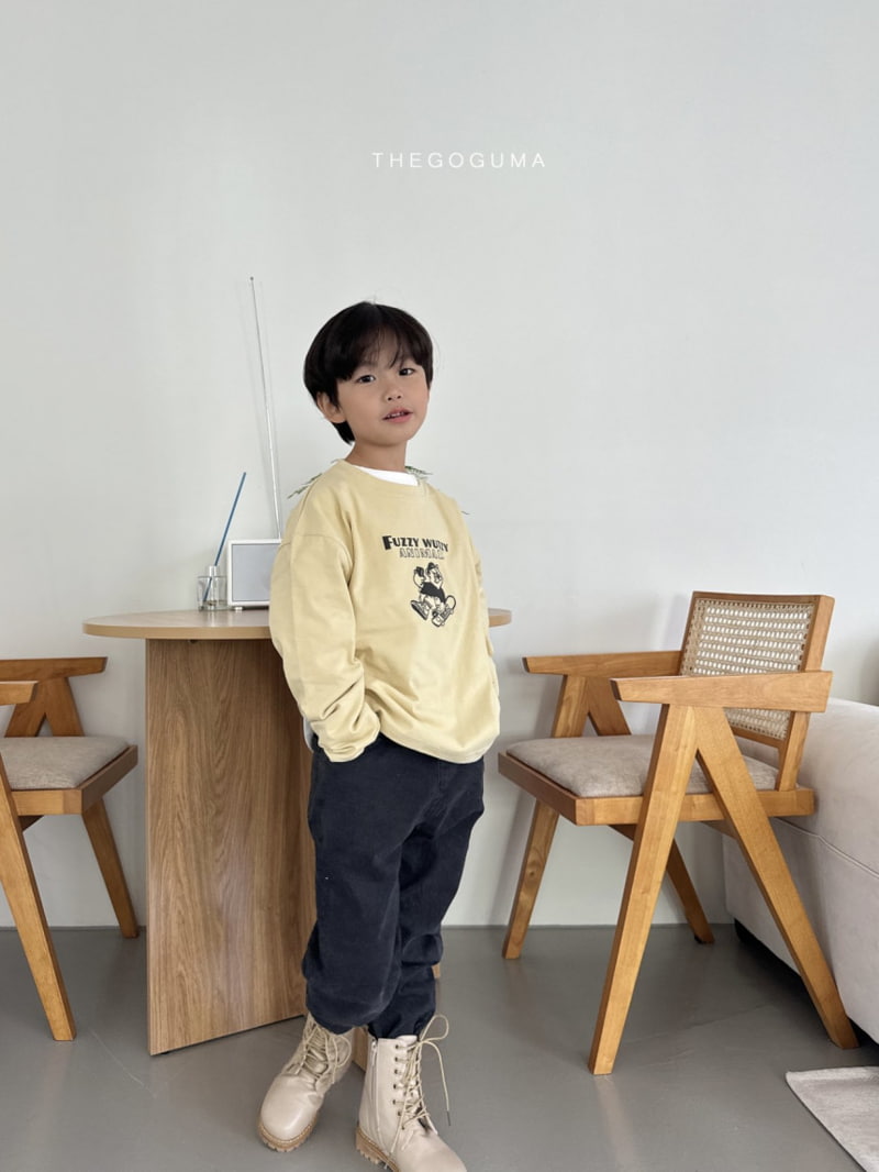 Thegoguma - Korean Children Fashion - #minifashionista - Purgy Bear Tee - 2