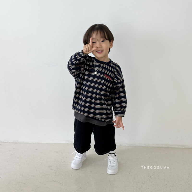 Thegoguma - Korean Children Fashion - #minifashionista - Multi Stripe Tee - 4