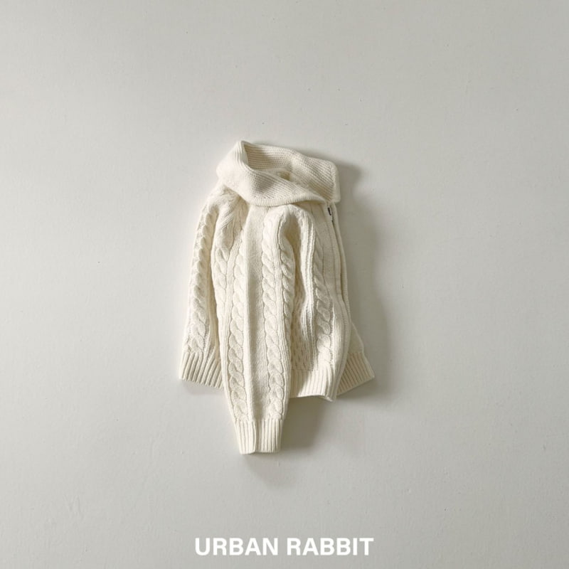 Urban Rabbit - Korean Children Fashion - #littlefashionista - Shawl Collar Twist Zip-up - 7