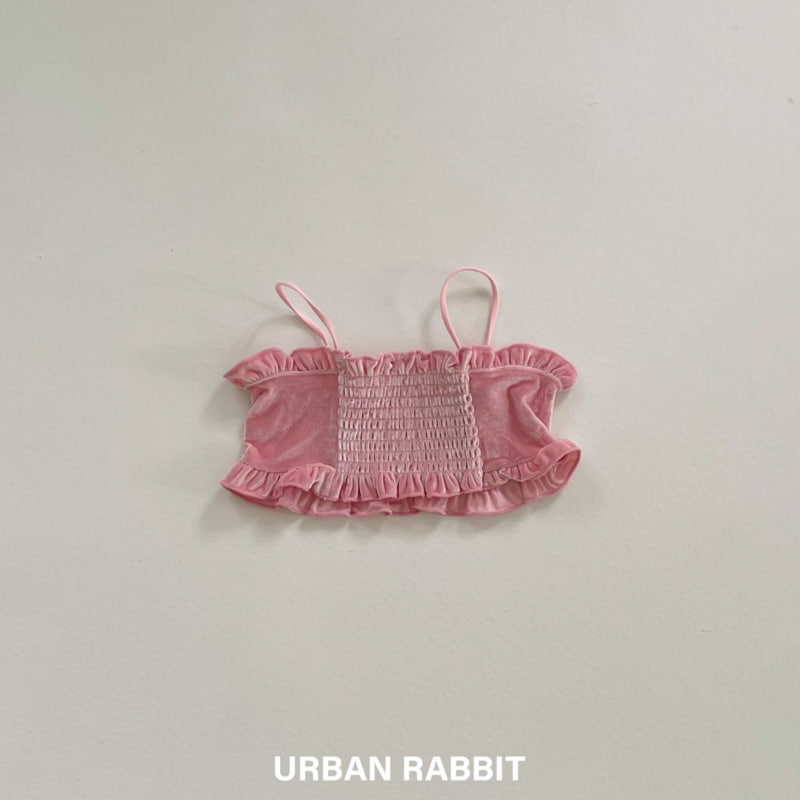 Urban Rabbit - Korean Children Fashion - #magicofchildhood - Smocked Velvet Bustier - 3