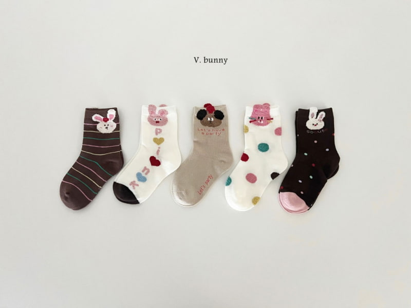 V Bunny - Korean Children Fashion - #childofig - Friends Socks