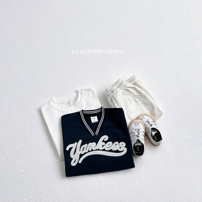 Vivid I - Korean Children Fashion - #Kfashion4kids - Basrak Yankees Sweatshirts - 8