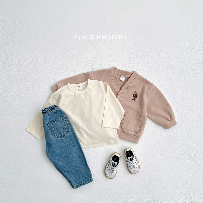 Vivid I - Korean Children Fashion - #childrensboutique - Fall Denim Pants - 7