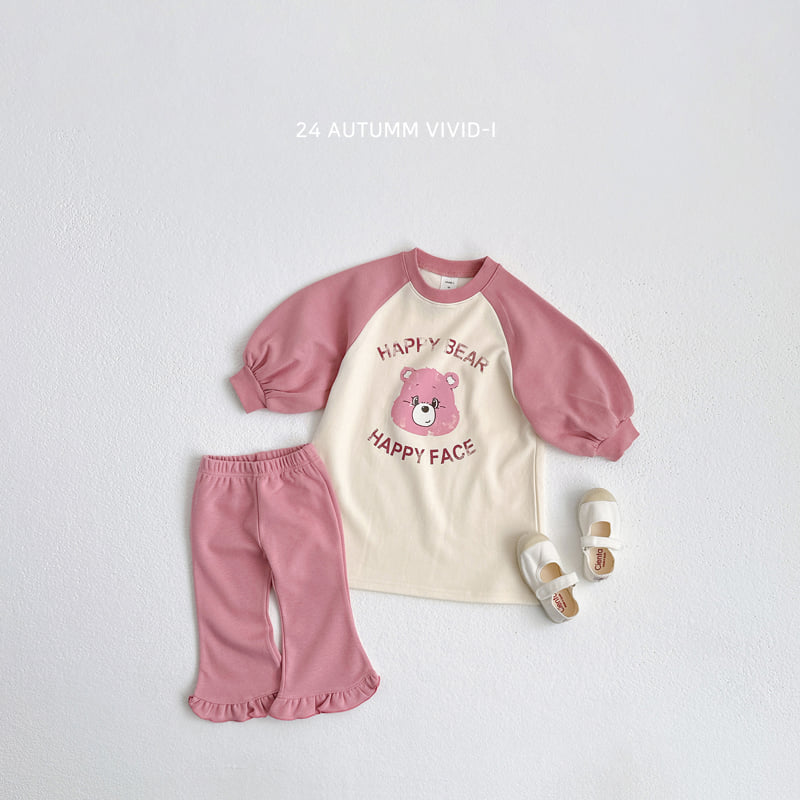Vivid I - Korean Children Fashion - #childrensboutique - Bear Raglan One-piece - 5