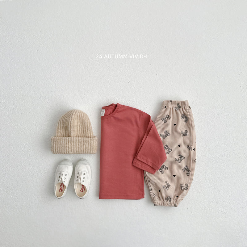 Vivid I - Korean Children Fashion - #designkidswear - 24 Corduroy Print Jogger Pants - 12