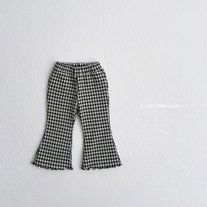 Vivid I - Korean Children Fashion - #fashionkids - Graphic Bootscut Pants - 4